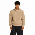 Cable knit Half Zip Jumper